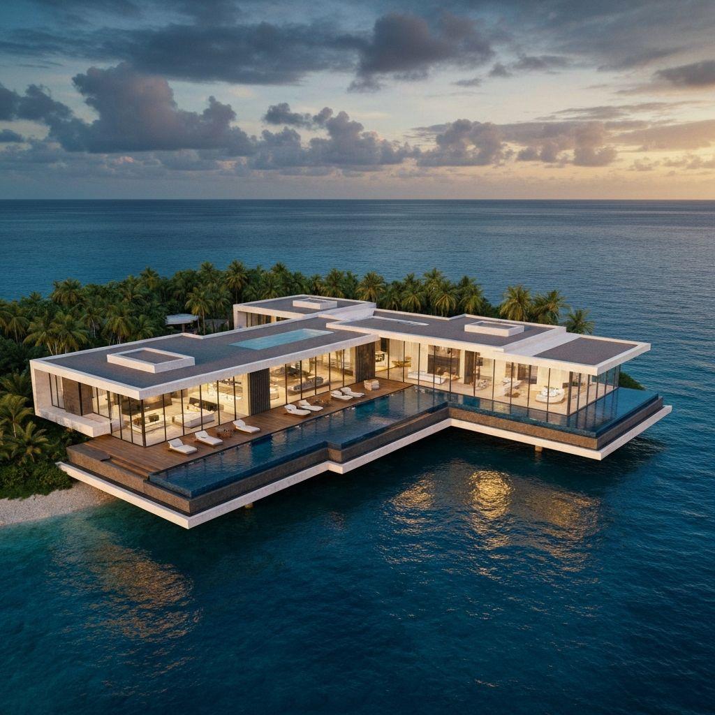 Luxury mansion exterior